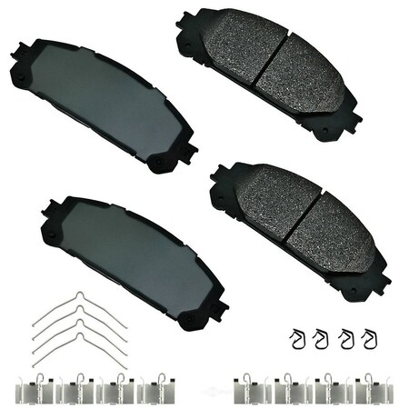 Akebono Proact Akebono ACT1324A ProACT Ultra Premium Ceramic Pads ACT1324A